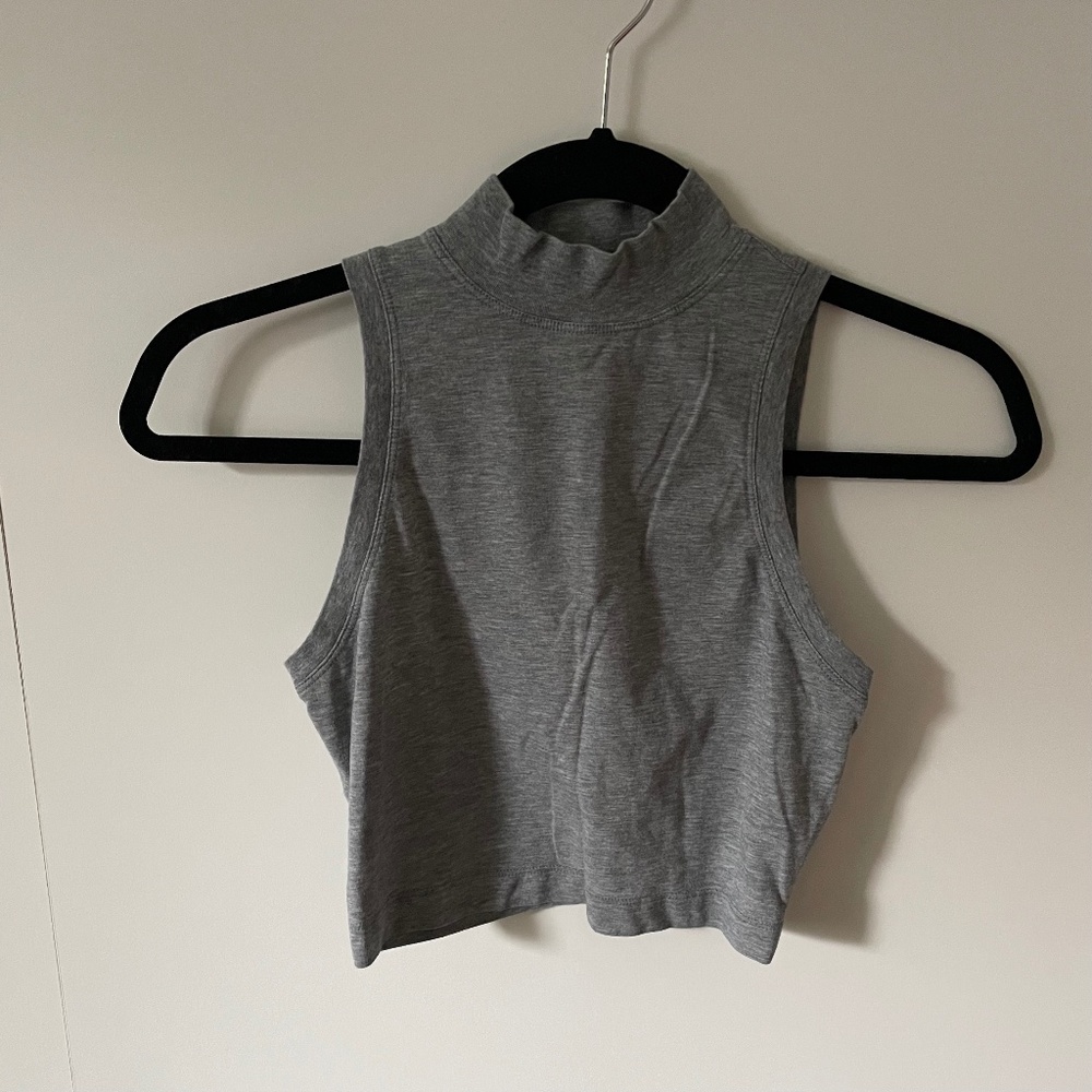 Lululemon All Yours Mock Neck Crop Tank - Picture 1 of 5